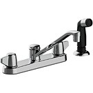 Image of Leverage Two Handle Washerless Valve Kitchen Faucets